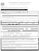 Application For An Expired Texas Cosmetology License