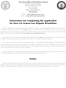 New Car Lemon Law Dispute Resolution Application