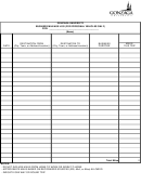 Business Mileage Log Sheet (for Personal Vehicles Only)