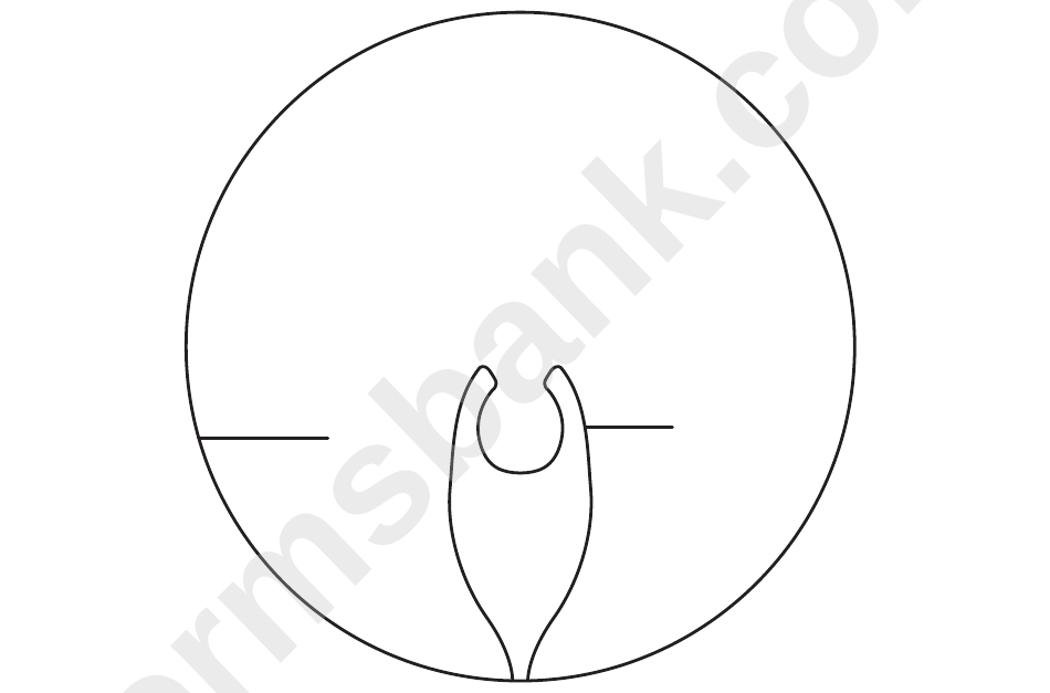 Large Paper Plate Angel Template