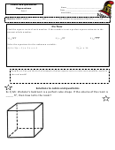 Cubic And Quadratic Expressions Printable pdf
