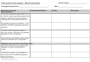 Interventions With Impact - Monitoring Sheet