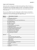 Sample Audit Working Papers