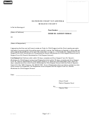 Support Form 50 - Superior Court Of Arizona Mohave County