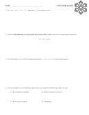 Extra Review - Square Roots Worksheets