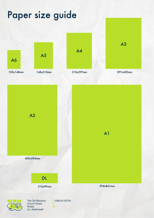 Paper Size Guide