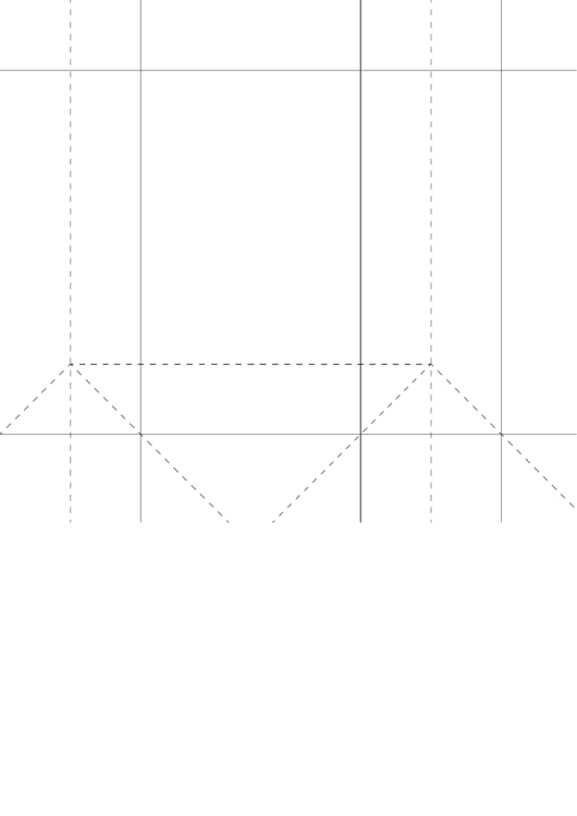 Foldable Paper Bag Template Printable pdf
