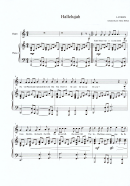 Hallelujah - L. Cohen (sheet Music, Piano)
