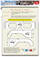 3d Glasses Template