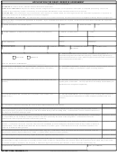 Application For Ready Reserve Assignment - Form Af Int 1288