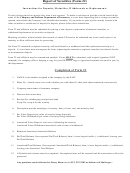 Form-22 Report Of Securities