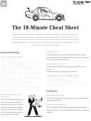 The 10-minute Cheat Sheet