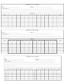 Frequency/duration Data Sheet Template