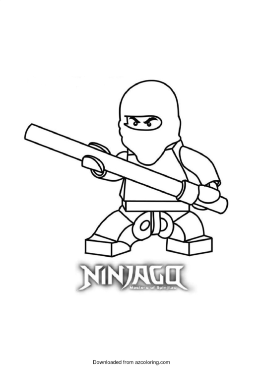Lego Ninjago Coloring Sheet Printable pdf