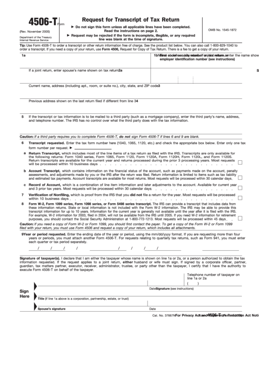 fillable-form-4506-t-request-for-transcript-of-tax-return-printable