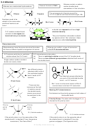 Revision Guide Alkenes 3.4 - Chemistry Sheet