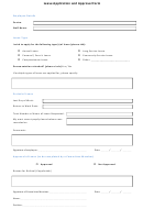 Leave Application And Approval Form