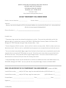 Form Lt-430 - 30 Day Temporary Tag Order Form
