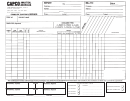 Chain Of Custody Form - Capco Analytical Services