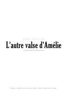 L'autre Valse D'amelie By Yann Tiersen