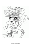 Operetta Monster High Coloring Page