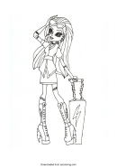 Monster High Coloring Page