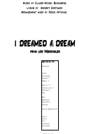 I Dreamed A Dream - Les Miserables Sheet Music