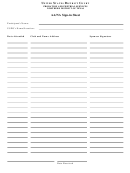 Aa/na Sign-in Sheet Template