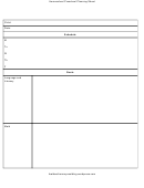 Homeschool Preschool Planning Sheet