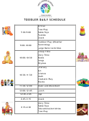 Toddler Daily Schedule Printable pdf