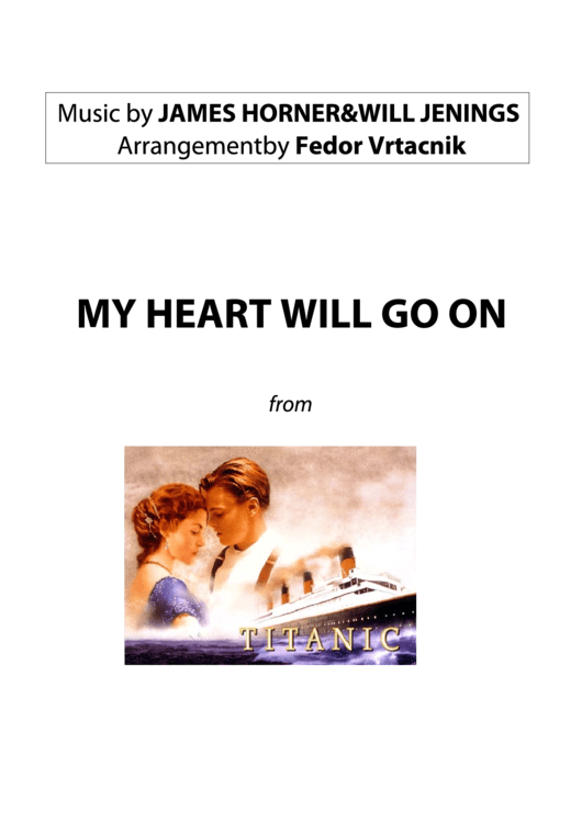 My Heart Will Go On (From "The Titanic") Printable pdf
