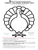 Turkey Coloring Sheet