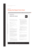 Driving Test Report Form Printable pdf