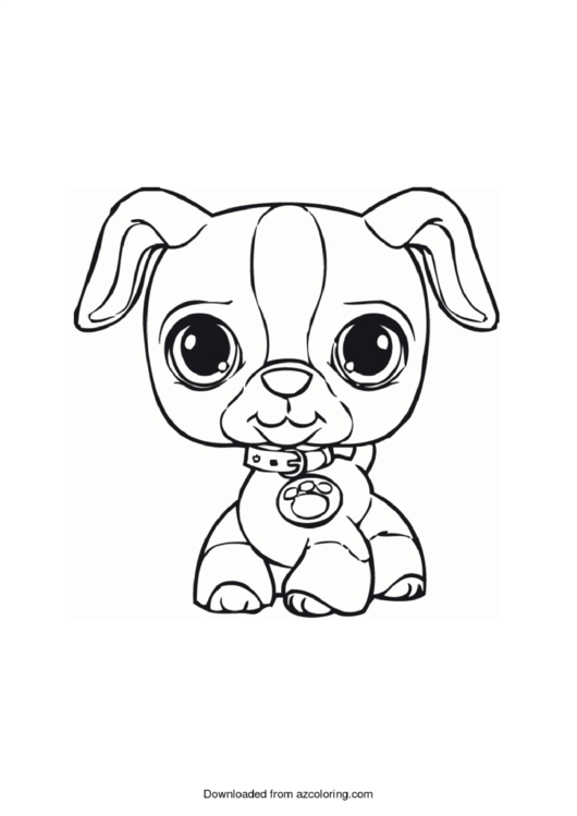 Littlest Pet Shop Coloring Page Printable pdf