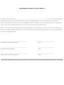 Job Shadow Consent Form For Minors