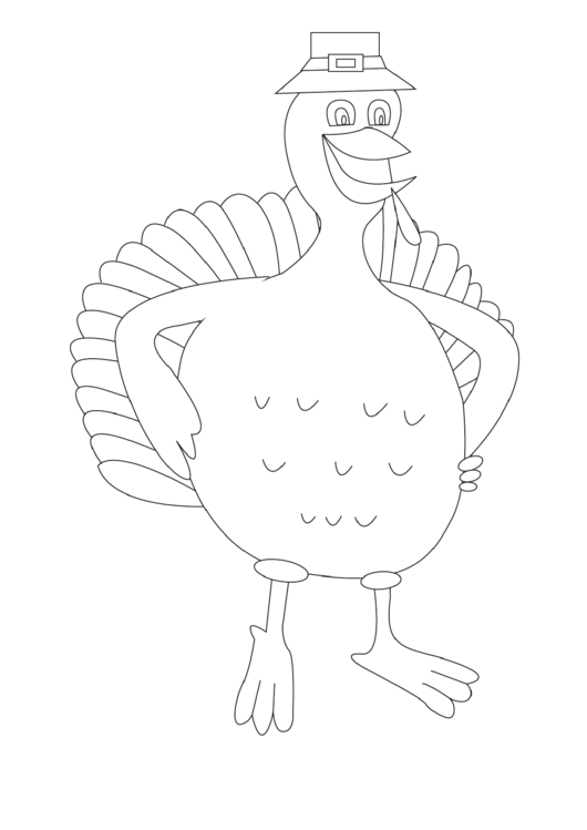 Thanksgiving Turkey Template Printable pdf