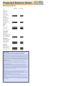 Balance Sheet (projected) Template