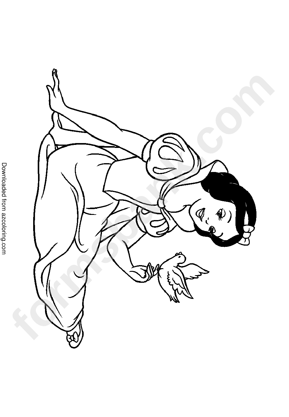 Disney Princess Coloring Sheet