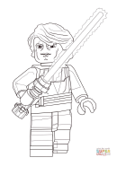 Lego Star Wars Coloring Sheet - Anakin
