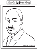 Martin Luther King Jr. Coloring Page