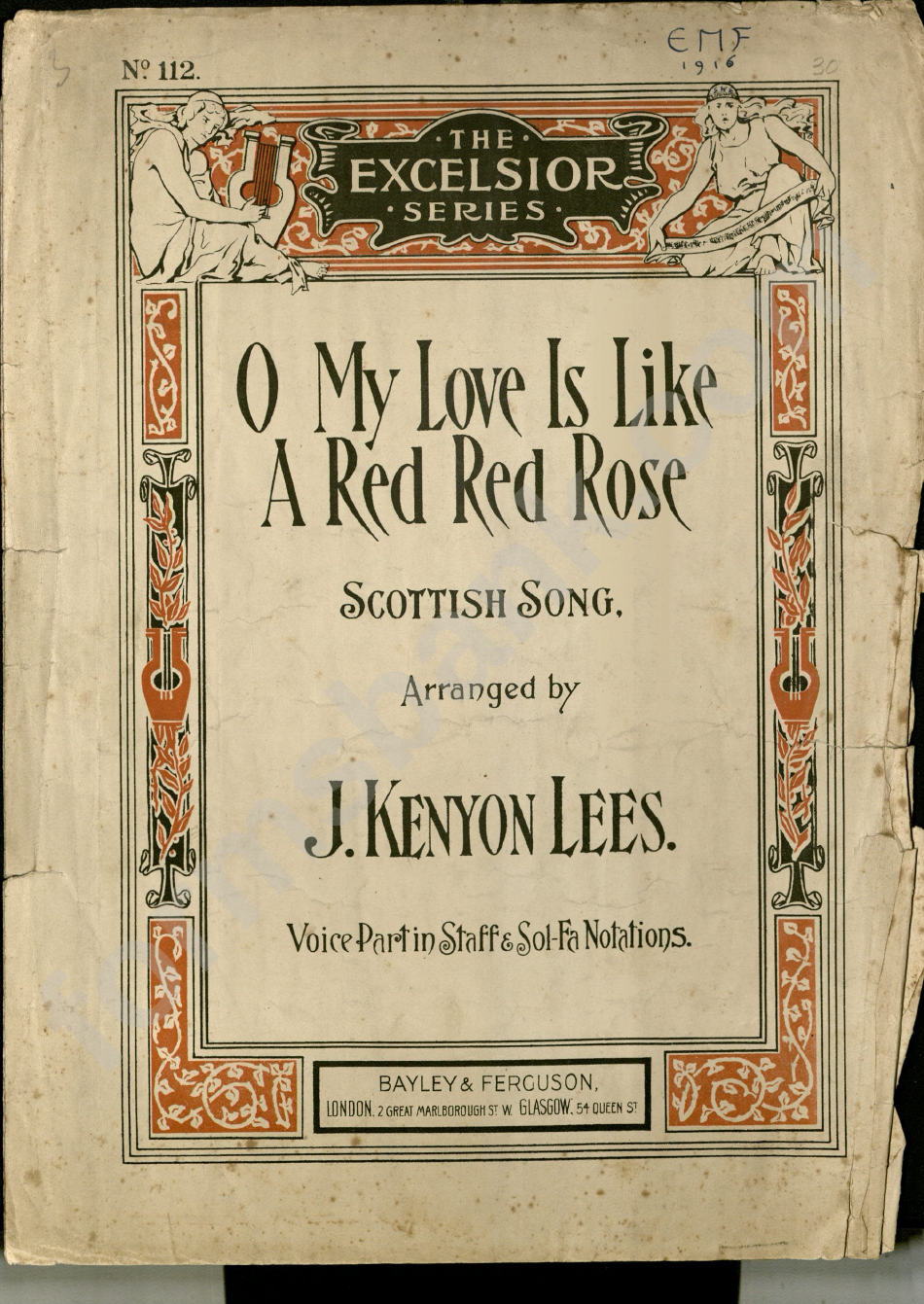 J. Kenyon Lees - Oh My Love (Scottish)