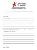 Donation/contribution Form