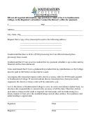 Transcript Request Form - Southeastern College