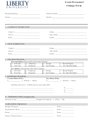 Grant Personnel Change Form