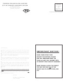 Individual Cheviot Earnings Tax Return Form - City Of Cheviot Printable pdf