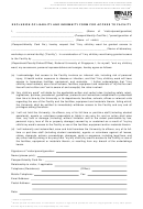Exclusion Of Liability And Indemnity Form For Access To Facility