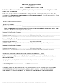 Utility Account Certification Form