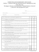 Form Hud2530 Submission Checklist