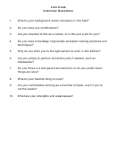Line Cook Interview Questions