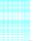 Graph Paper (blue On White)